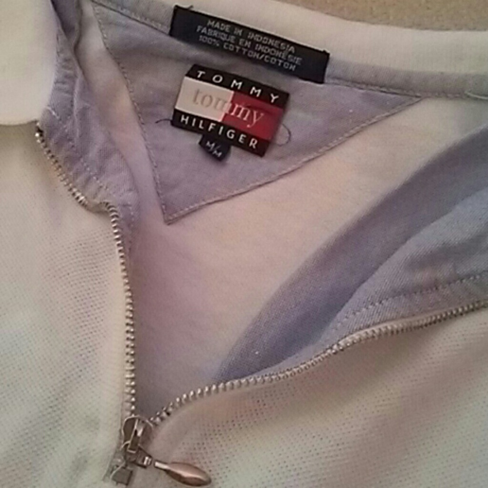 White Tommy hilfiger long sleeve top - Picture 6 of 8